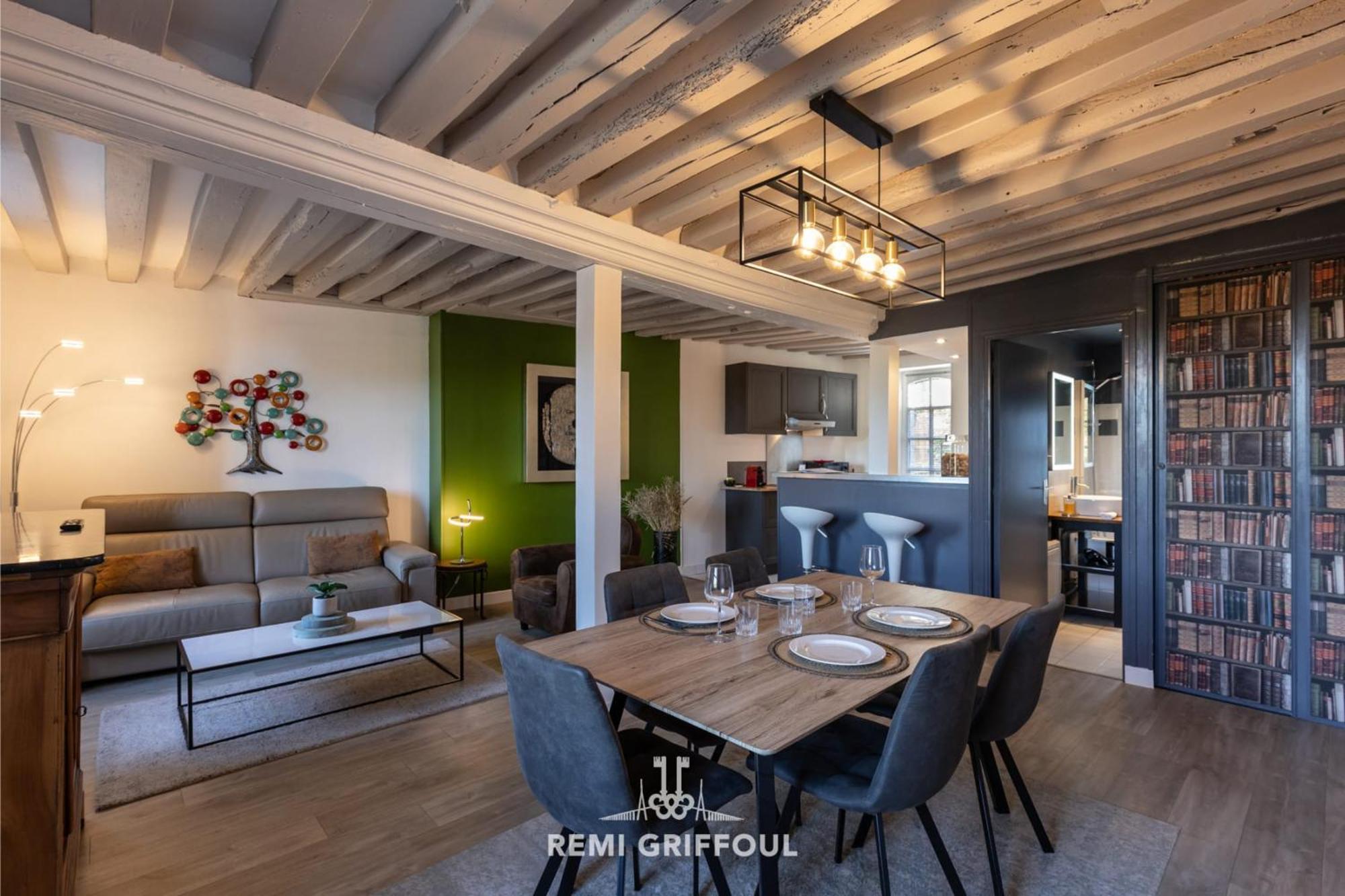The Lighthouse Charming Apartment Beach & City Center 2-4 Pers Онфлёр Экстерьер фото